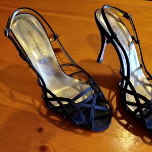 Size 8.5 Dolce & Gabbana Black Dress Shoes